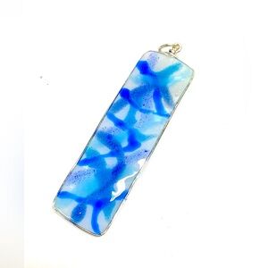 HANDMADE Original Abstract Resin Art Statement Pendant